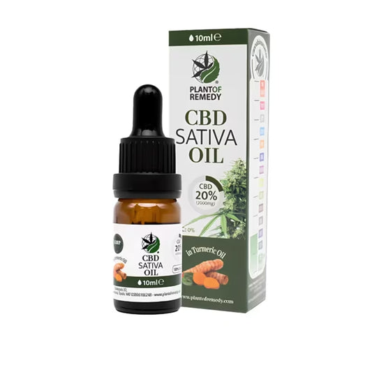 20% CBD-Öl mit Kurkuma in Sonnenblumenöl (10 ml)