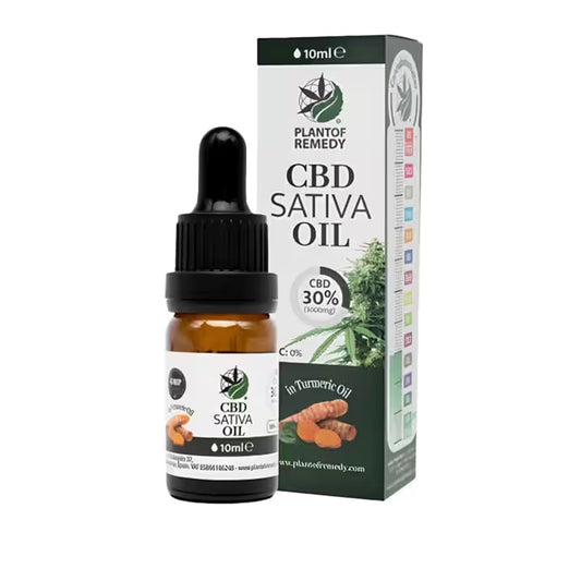 30% CBD-Öl mit Kurkuma in Sonnenblumenöl (10 ml)